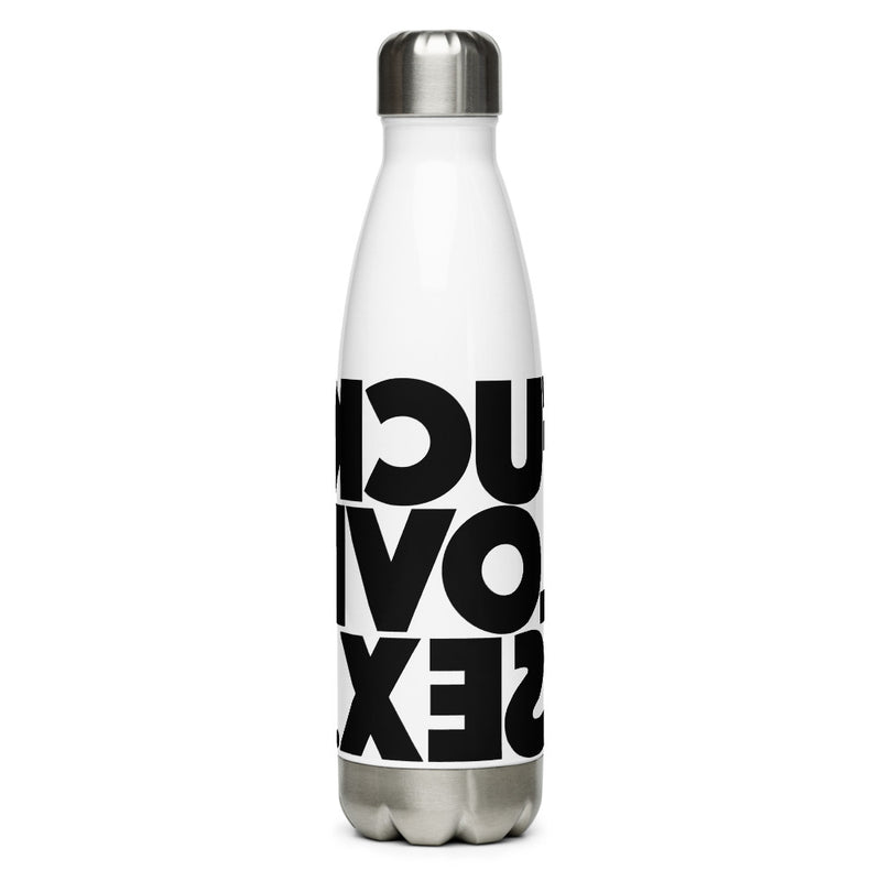 FUCK.LOVE.SEX. Stainless Steel Water Bottle